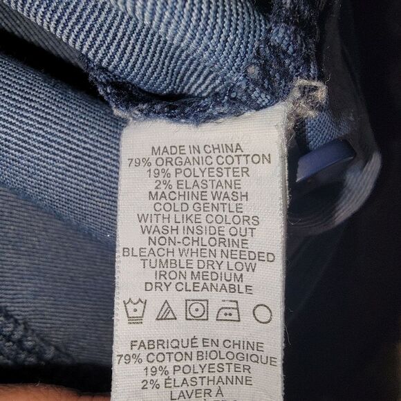 Prana button front denim jean skirt size 0 - Picture 7 of 7